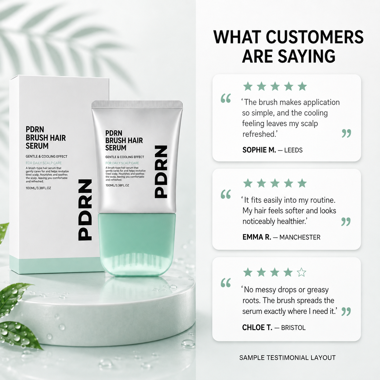 PDRN Hair Growth Serum
