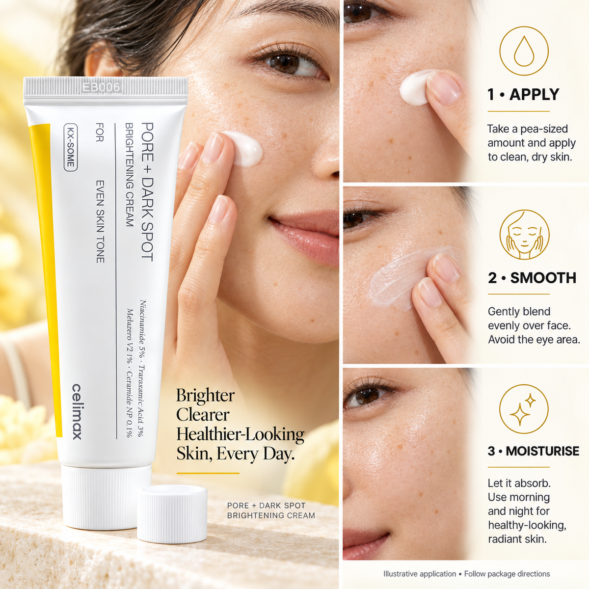 Korean brigtening cream